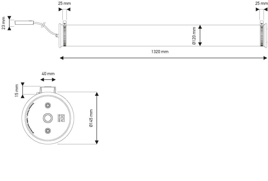 Dcw-Editions - In The Tube 120-1300 Wall Lamp - Silver - Silver