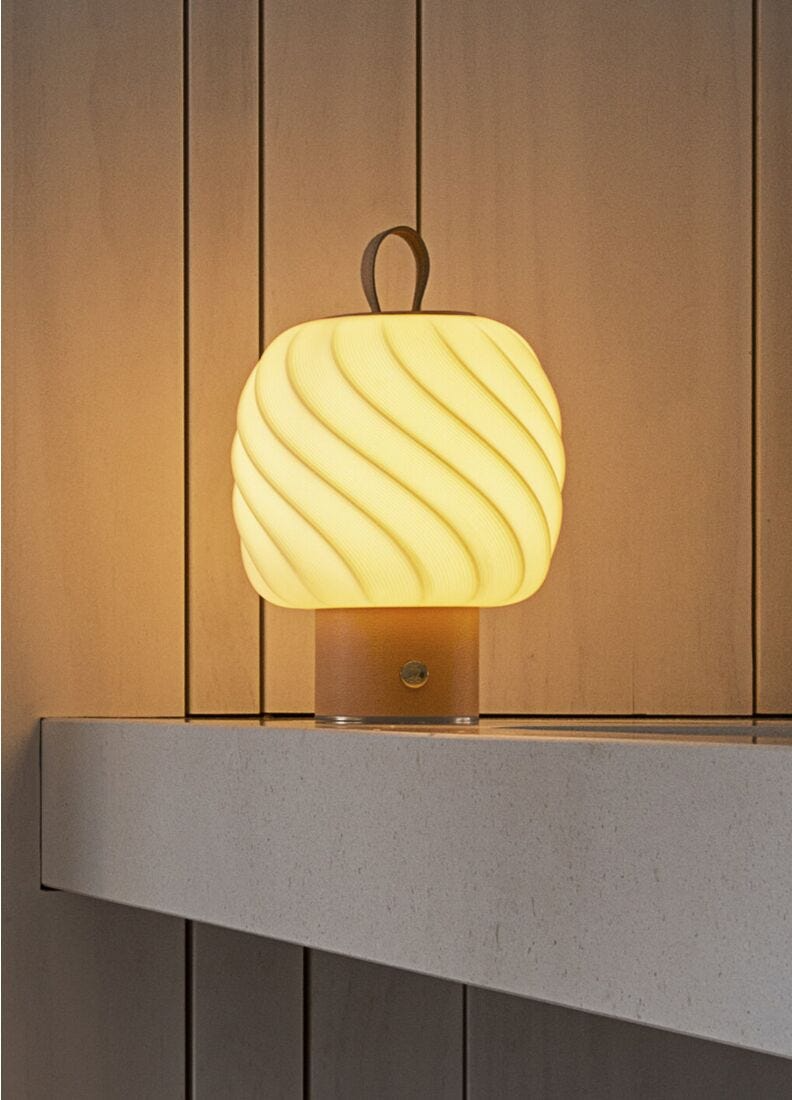 Lladró - Ice Cream portable lamp - Medium - Nude