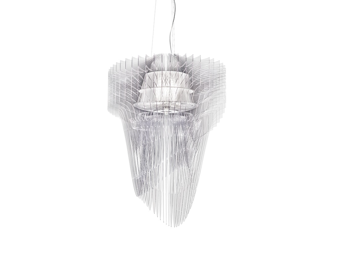 Slamp - Aria Suspension Lamp - Medium - Transparent
