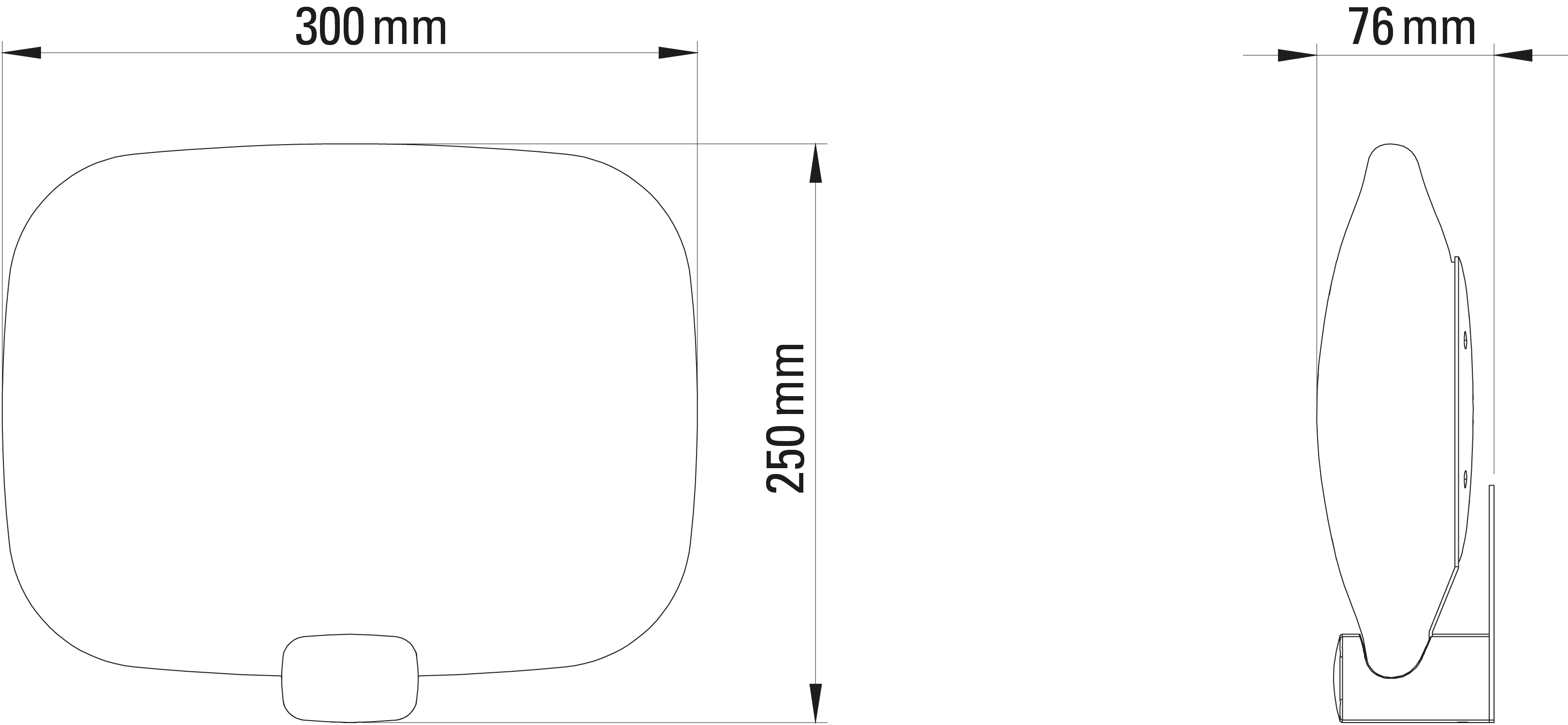 Dcw-Editions - Light Me Tender Wall Lamp - Horizontal