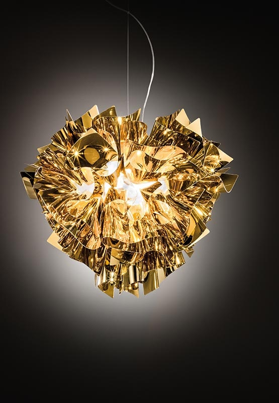Slamp - Veli Suspension Lamp - Large - Gold