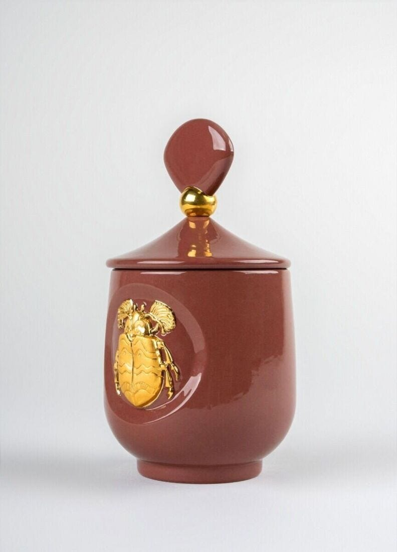 Lladró - Scarab candle Luxurious animals - Moonlight Scent