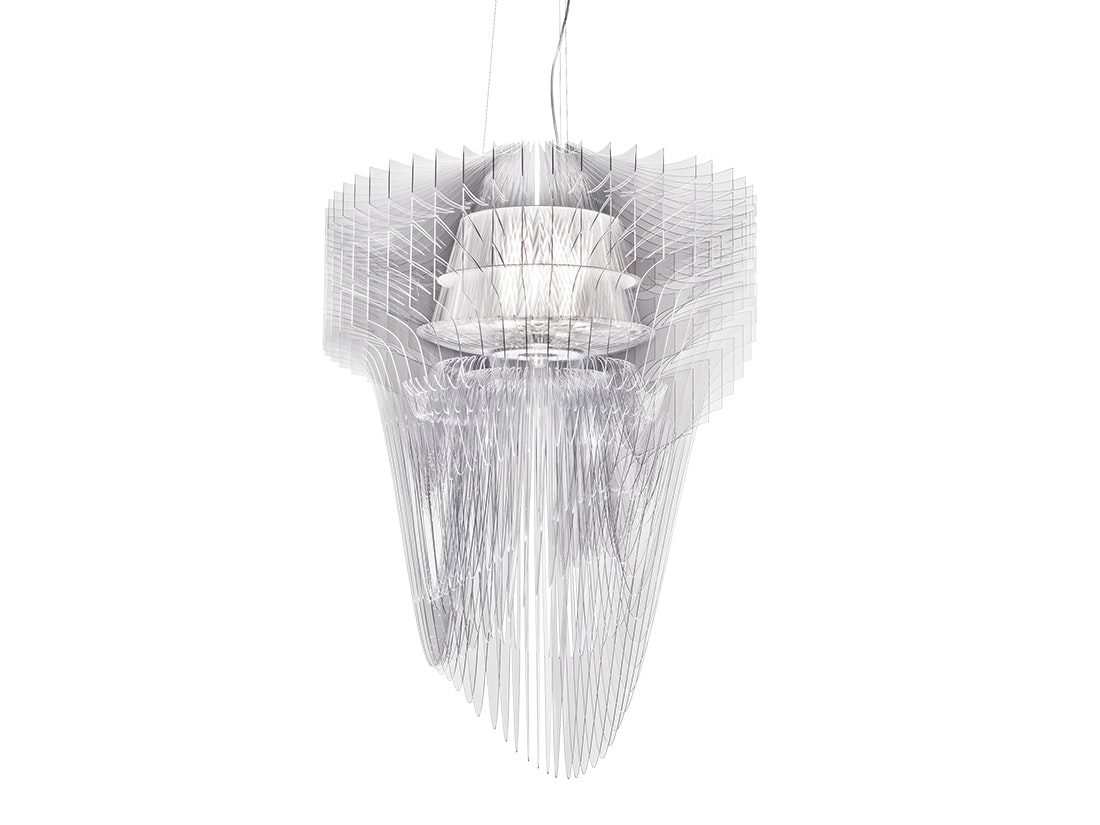Slamp - Aria Suspension Lamp - Large - Transparent