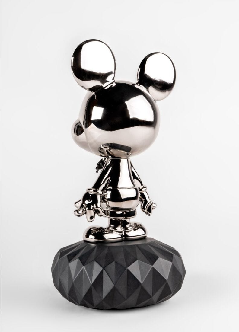 Lladró - Mickey Mouse Platinum Sculpture
