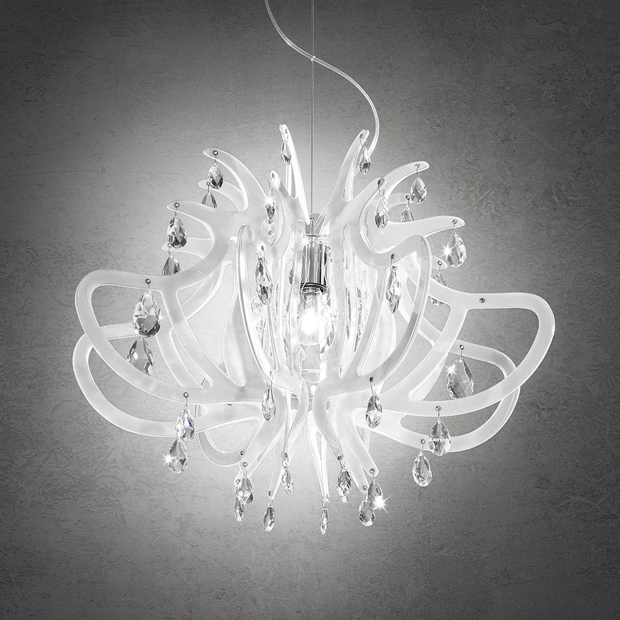 Slamp - Lillibet Suspension Lamp - White