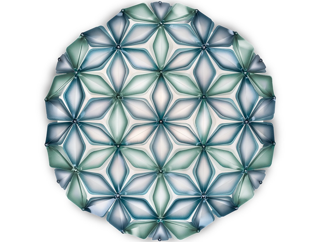 Slamp - La Vie Ceiling Lamp - Large - Blue