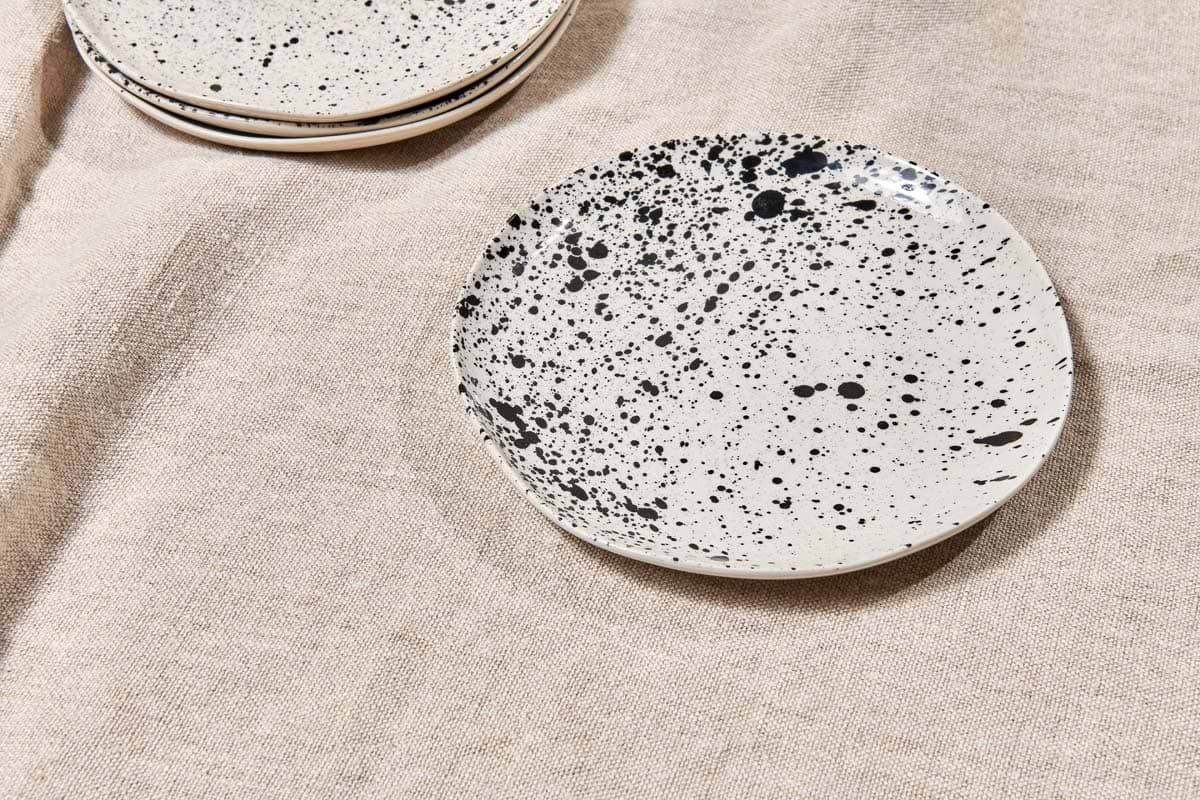 Nkuku - Ama Splatter Plate - Dinner Plate 25cm (dia)