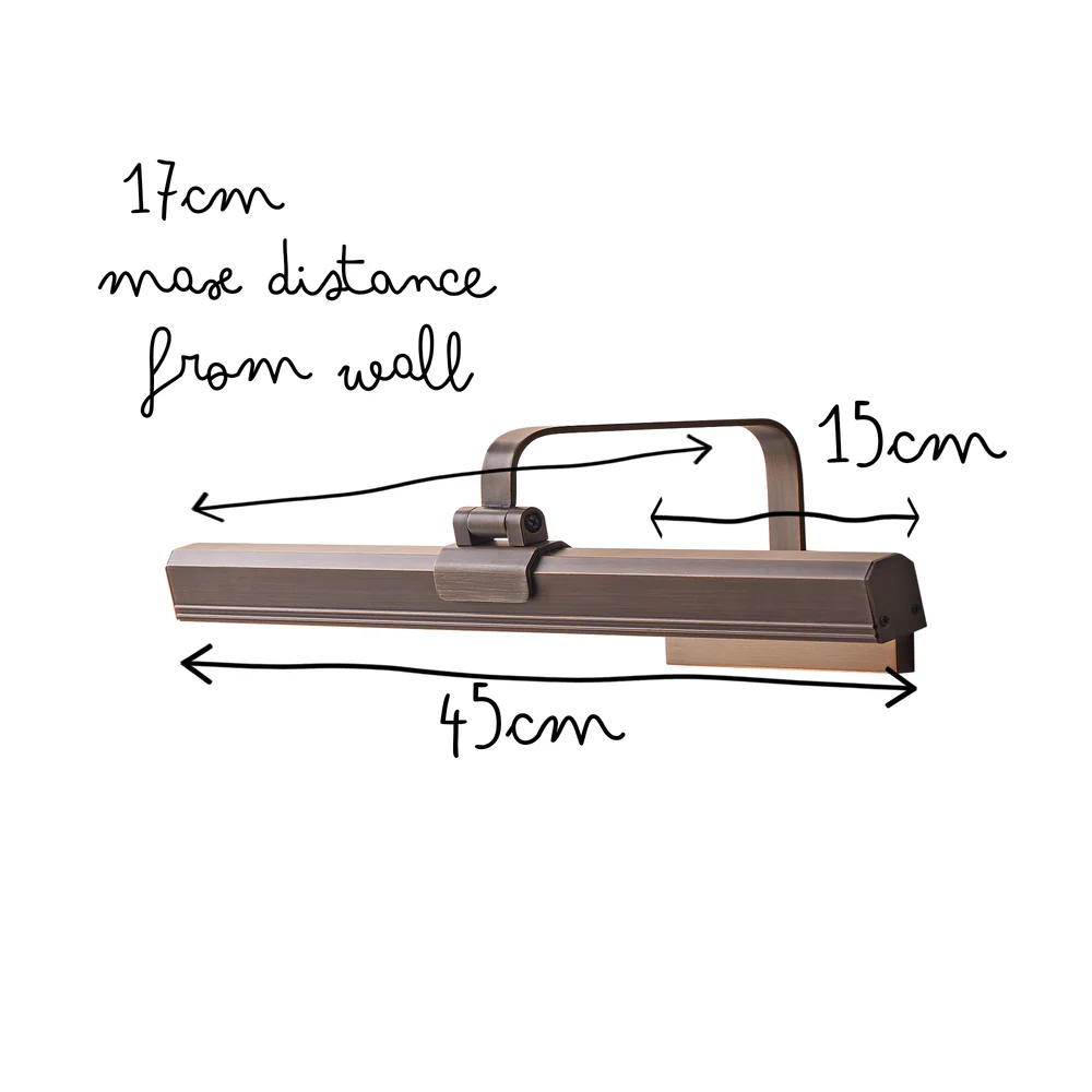 Pooky - Marcel Rechargeable Picture Light - Regular - Bronze Finish
