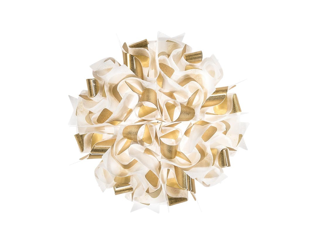 Slamp - Veli Aurea Ceiling Lamp - Medium - White/Gold