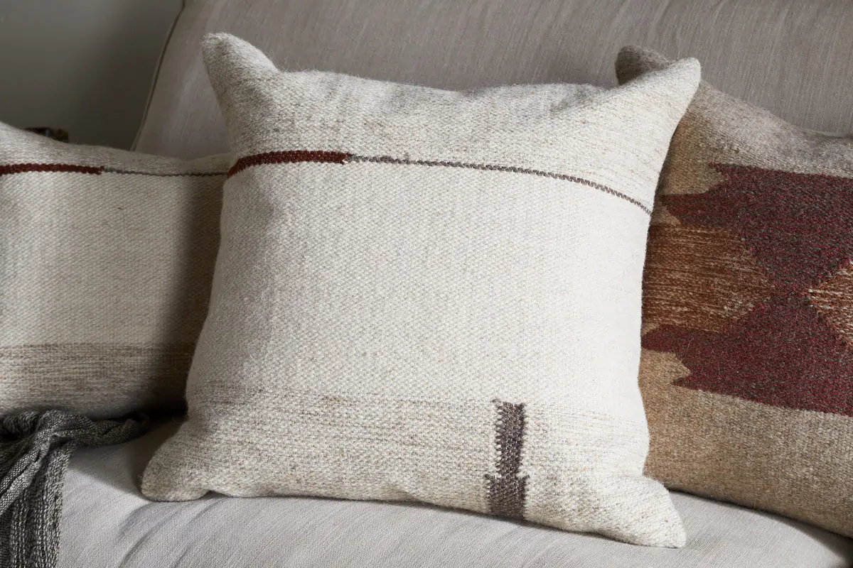 Nkuku - Tamil Wool Cushion Cover - Natural - 50 x 50cm