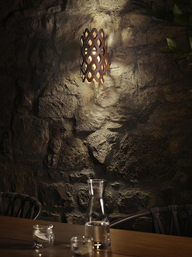 Slamp - Charlotte Outdoor Applique Wall Light - Corten