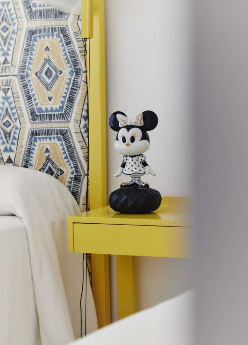 Lladró - Minnie in Black and White Sculpture