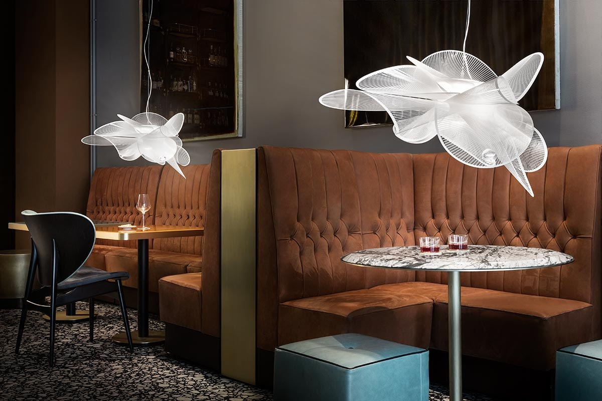 Slamp - La Belle Etoile Suspension Lamp - Large - White