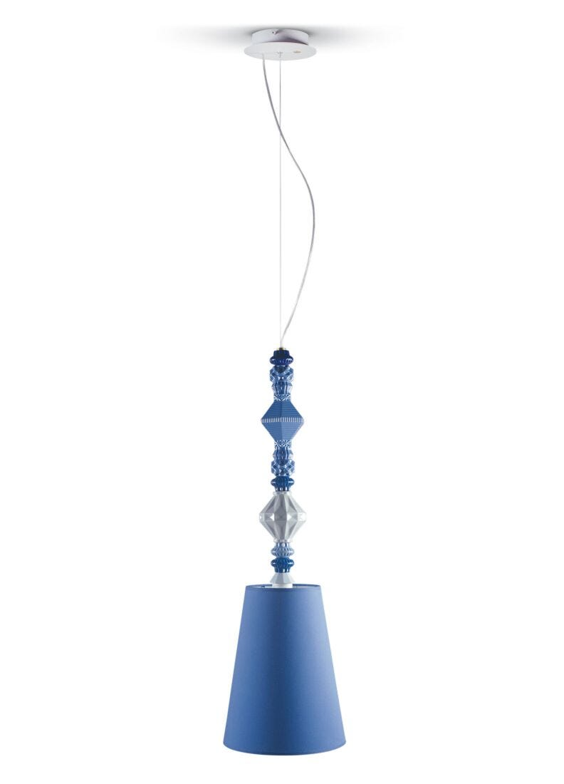 Lladró - Belle de Nuit Pendant Light II - Blue