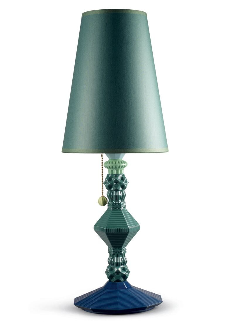 Lladró - Belle de Nuit Table lamp - Green