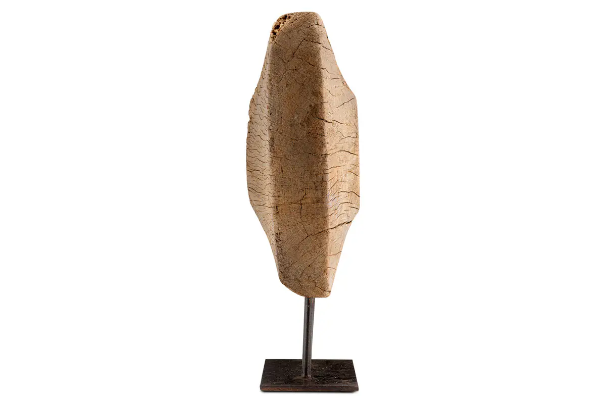 Nkuku - Cala Reclaimed Wood Objet on Stand - Natural