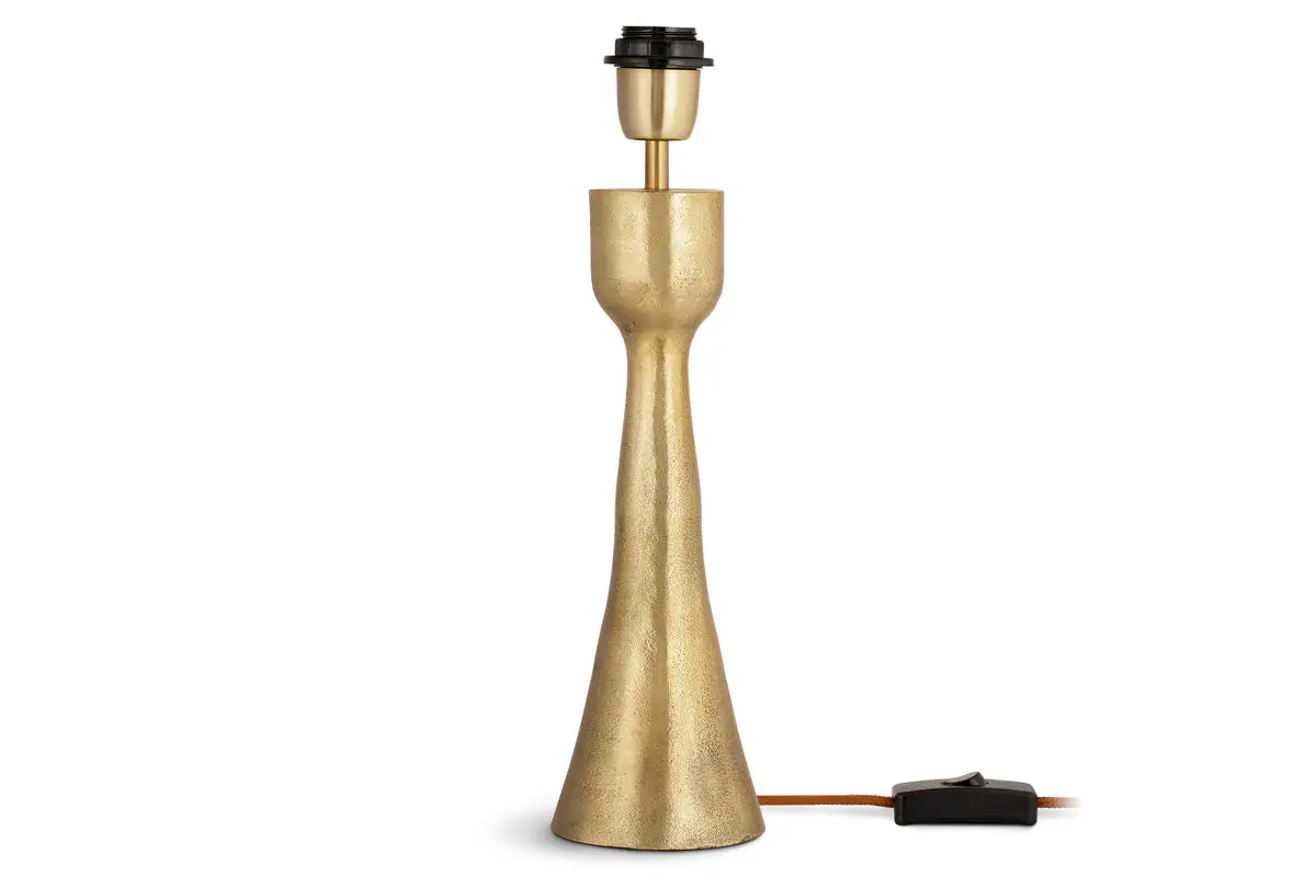 Nkuku - Marpha Antique Brass Table Lamp - Antique Brass