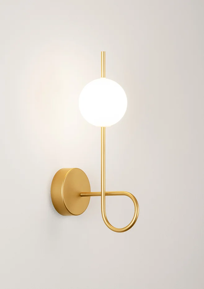 Estiluz - Loop Wall Lights - 4120 - 20 Metallic Gold