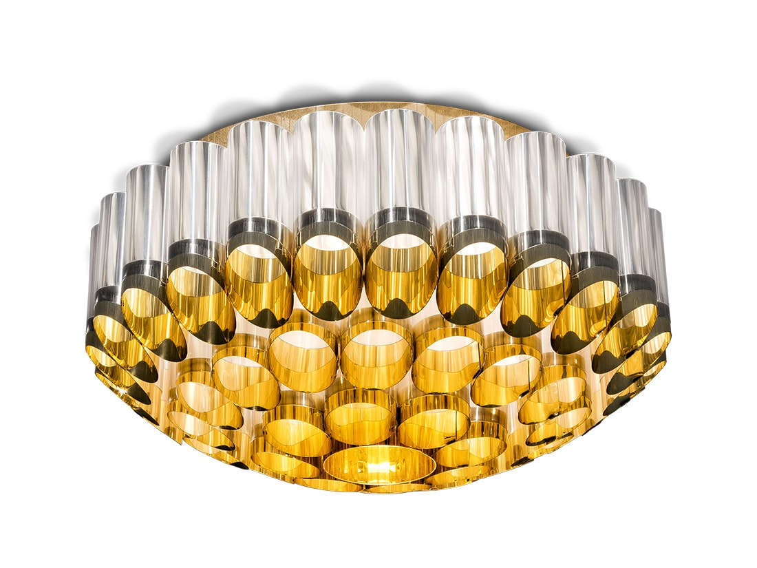 Slamp - Odeon Ceiling Lamp - Medium - Gold