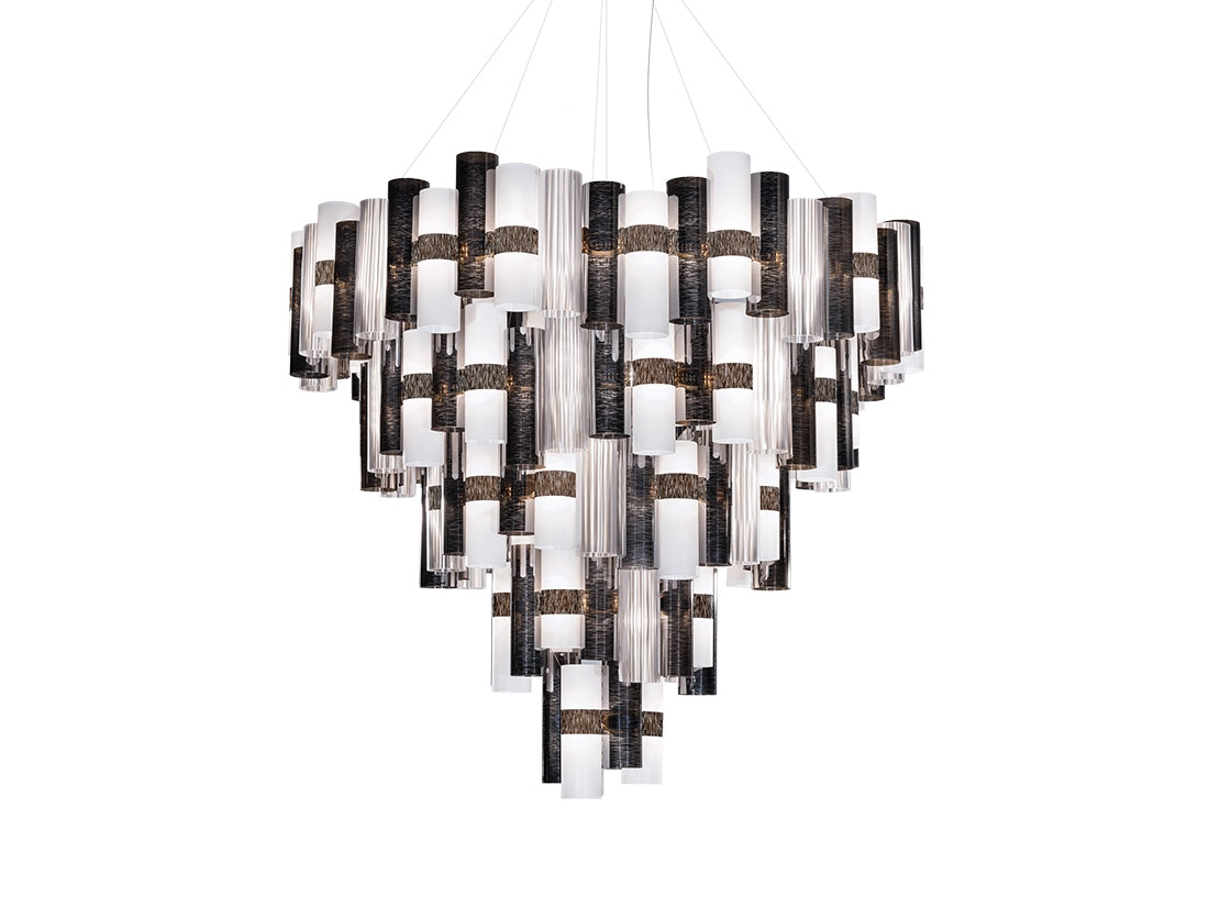 Slamp - La Lollona Suspension Lamp - 5XL - Pewter