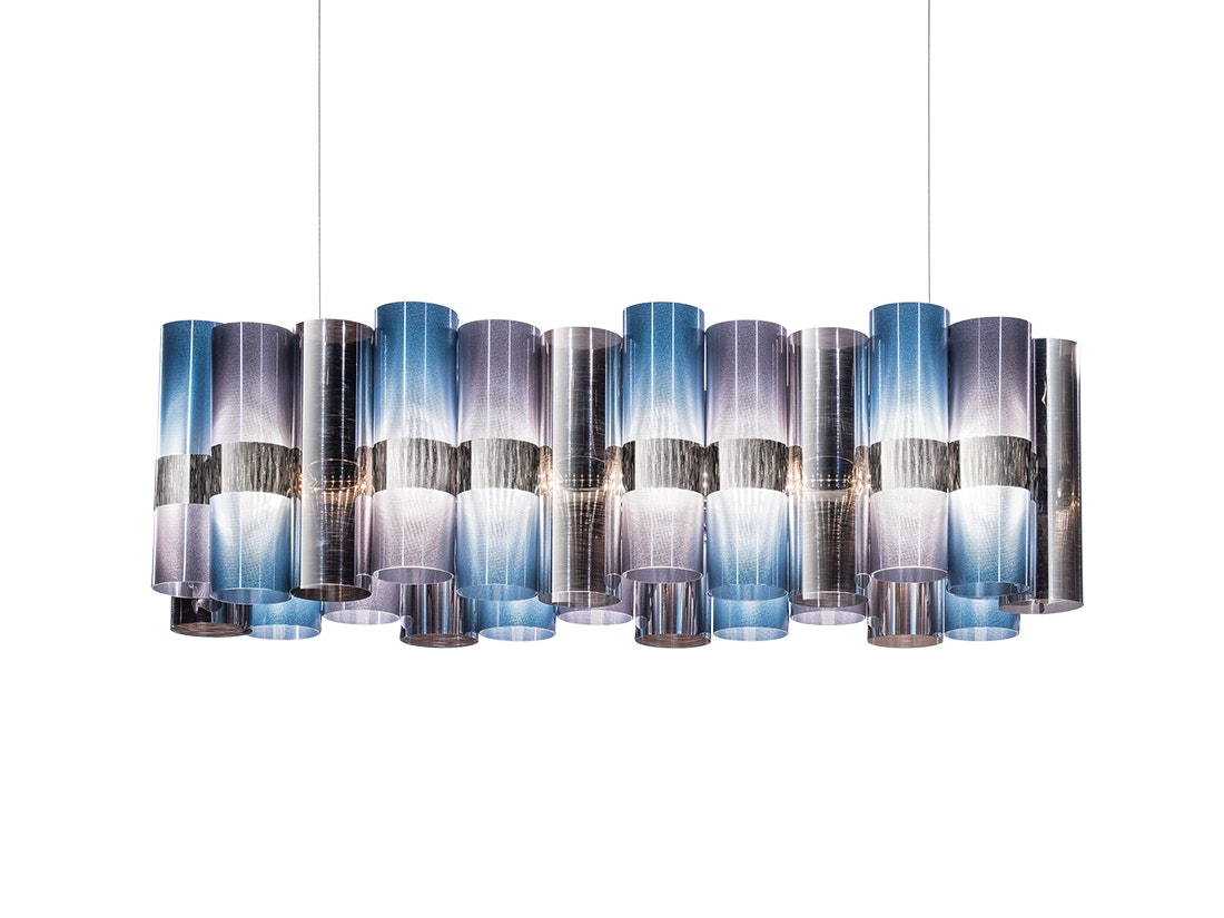 Slamp - La Lollo Linear Suspension Lamp - 100 - Gradient