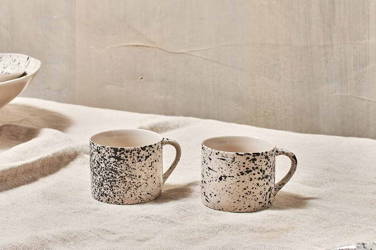 Nkuku - Ama Splatter Mug - Short (Set of 2)