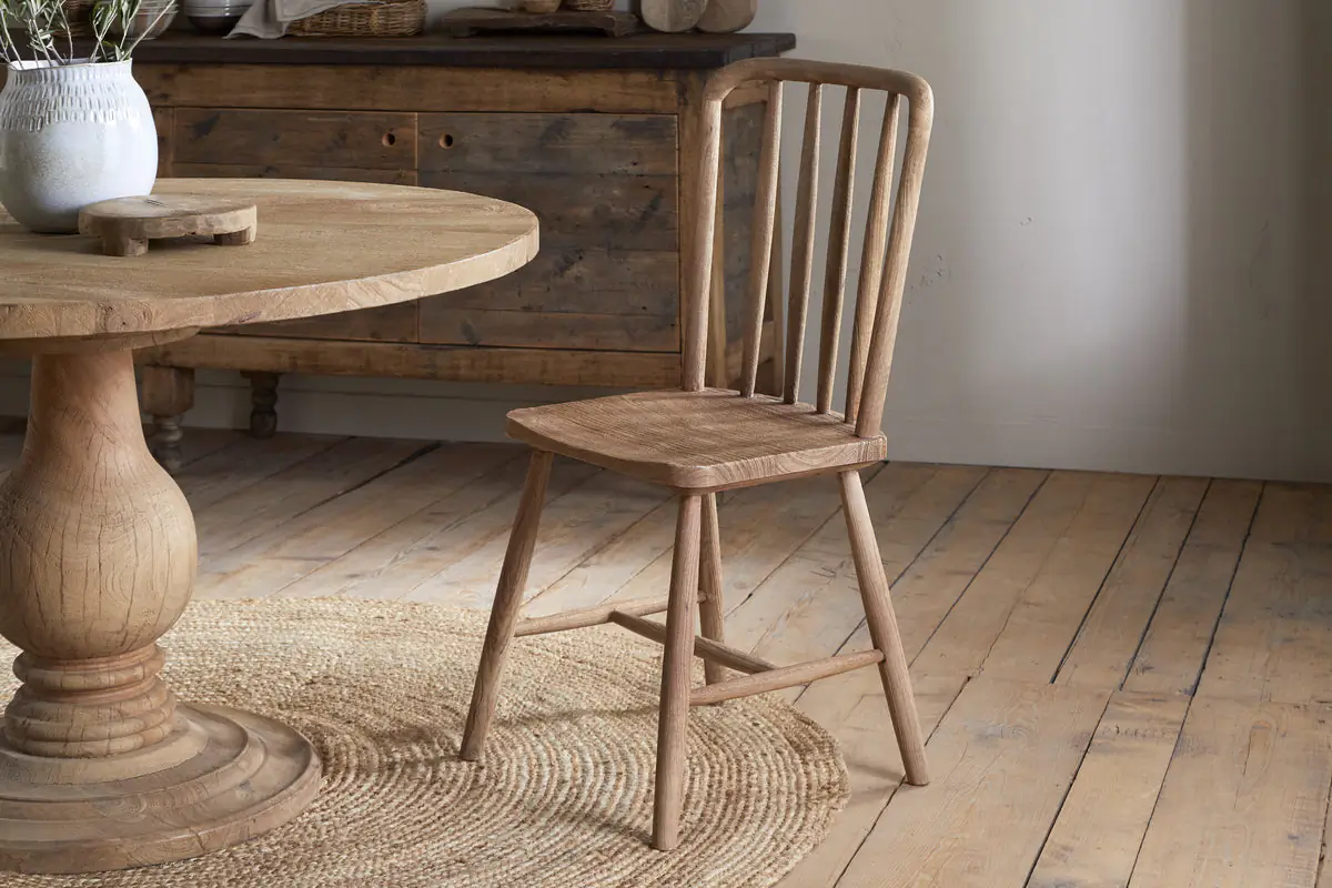 Nkuku - Om Mango Wood Dining Chair - Natural