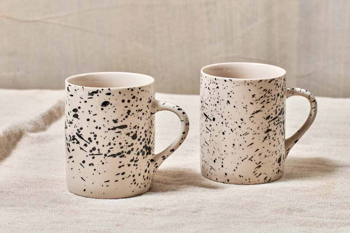 Nkuku - Ama Splatter Mug - Tall (Set of 2)