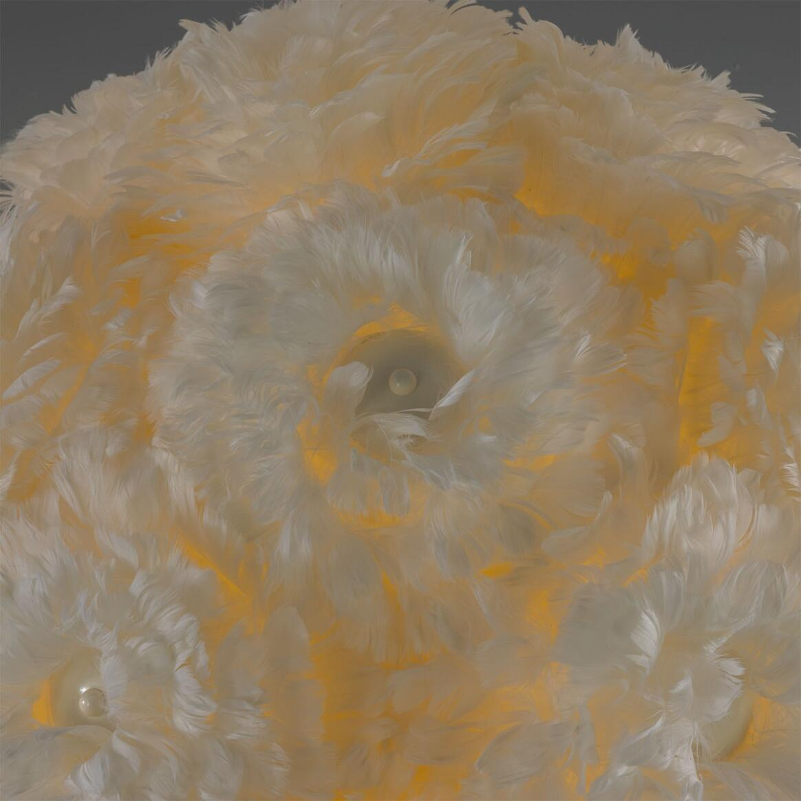 Mullan Foz Teddy Cloud Chandelier 216cm IP20 - Powder-Coated White Finish