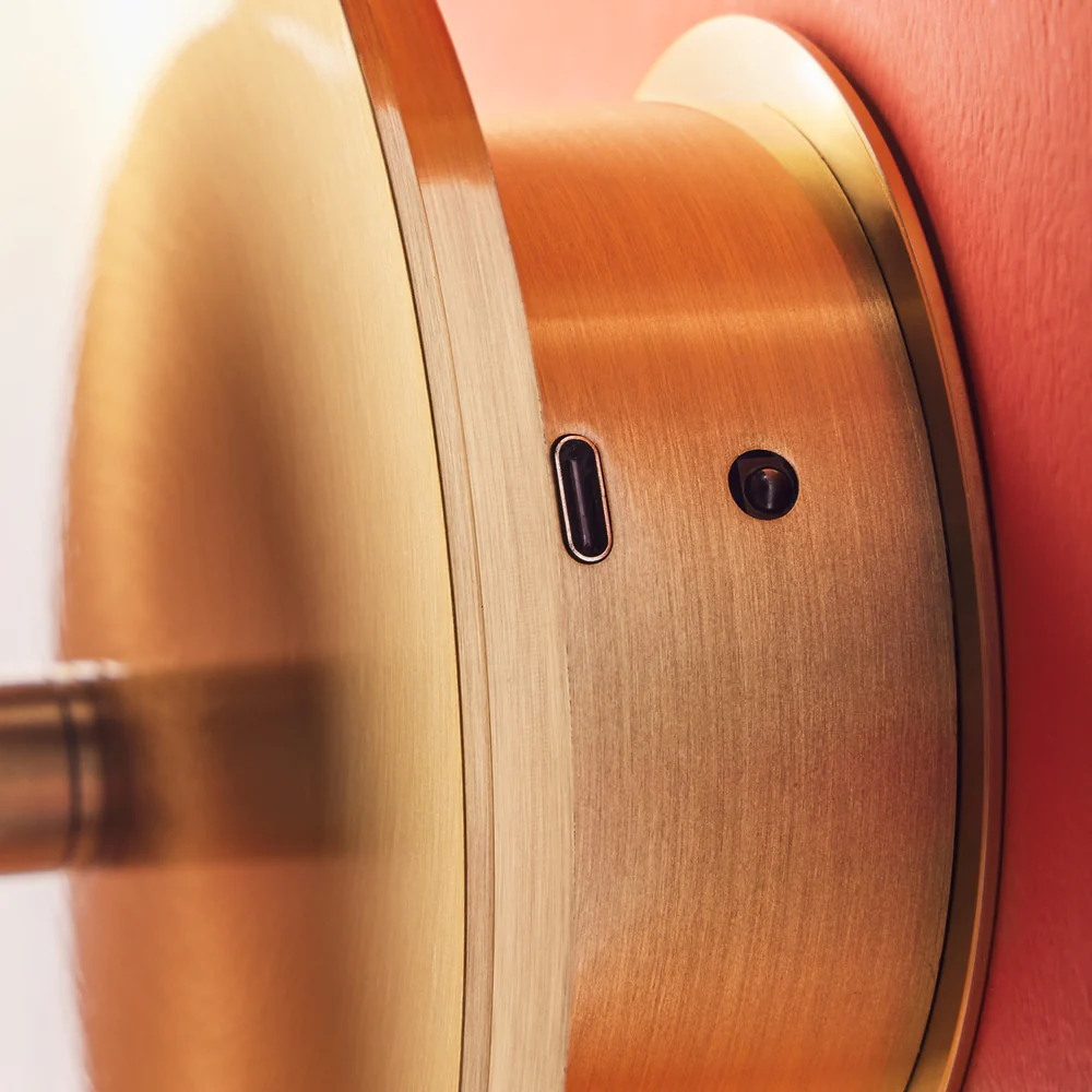 Pooky - Franz Rechargeable Wall Light - Antique Brass