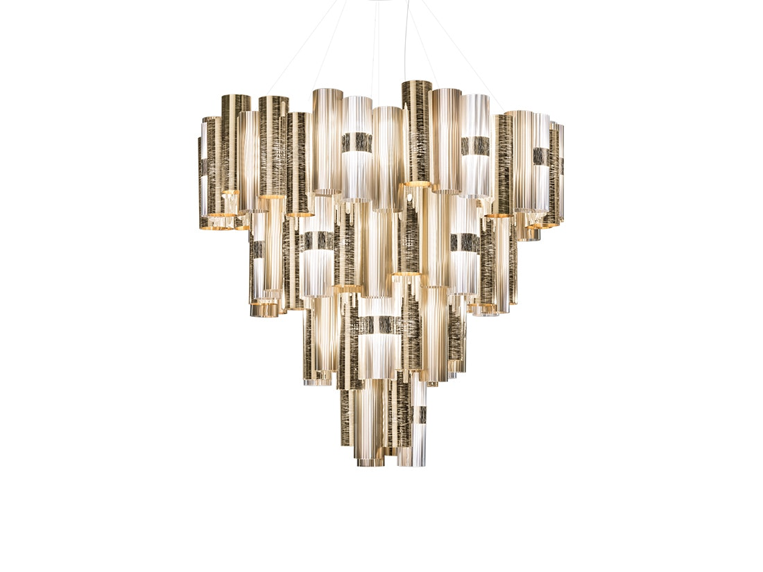 Slamp - La Lollona Suspension Lamp - 4XL - Gold