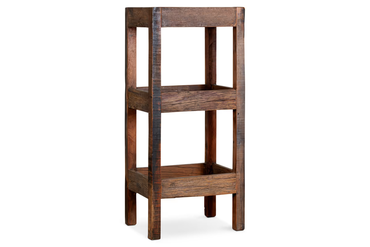 Nkuku - Akara Reclaimed Wood Storage Caddy - Natural