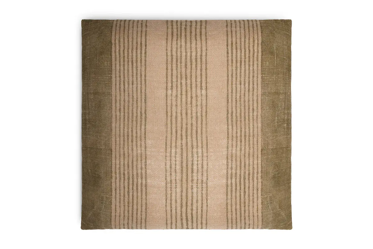 Nkuku - Eesha Jute Cushion Cover - Sage Green - 50 x 50cm