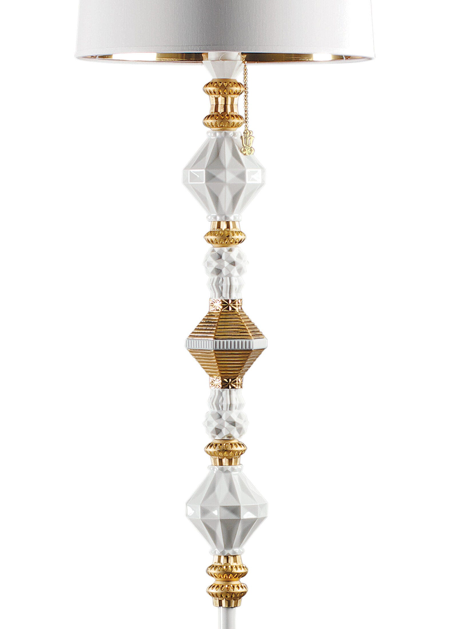 Lladró - Belle de Nuit Floor Lamp II - Golden luster