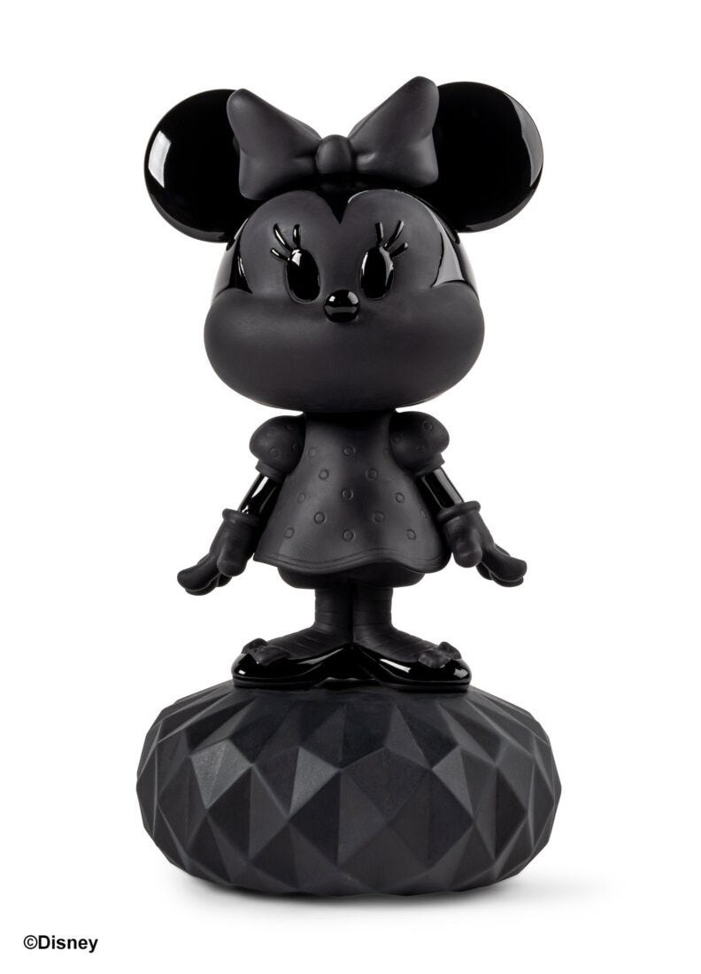 Lladró - Minnie Total Black Sculpture