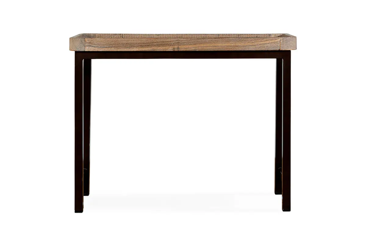 Nkuku - Nisha Reclaimed Wood & Iron Console Table - Natural