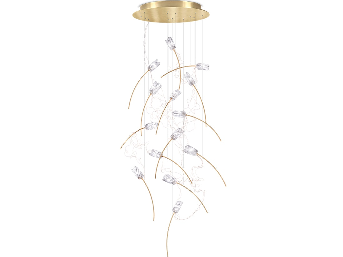 Slamp - Tulip Suspension Lamp - 14 Round - Prisma