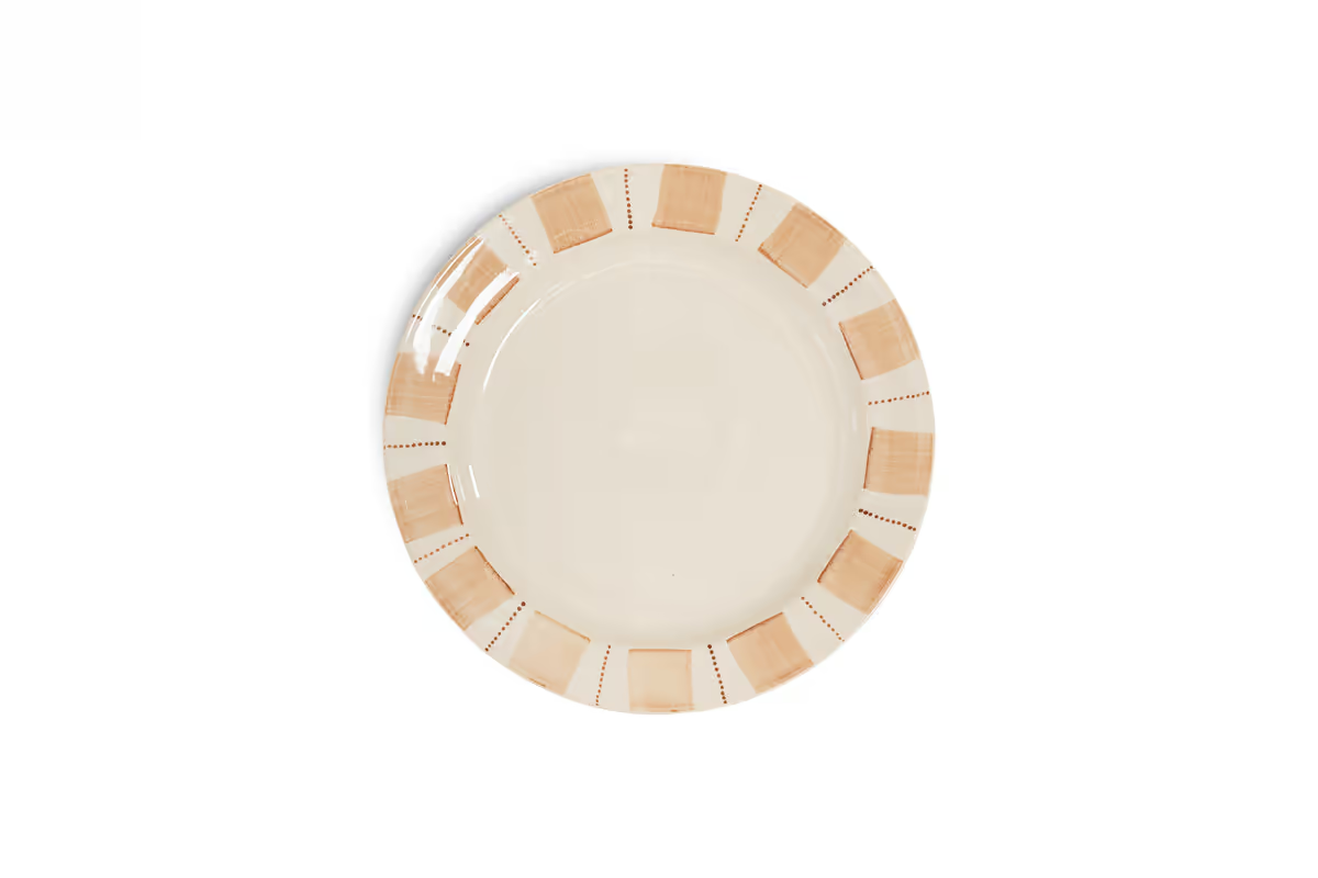 Nkuku - Patthar Dinnerware Set - Cream & Clay - Set of 12