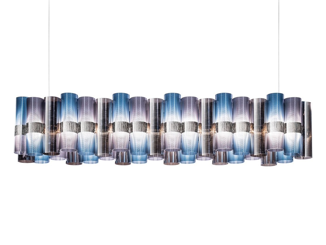 Slamp - La Lollo Linear Suspension Lamp - 140 - Gradient