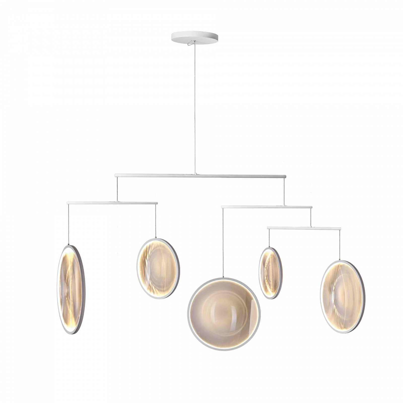 Dcw-Editions - Focus x5 Pendant Lamp - White