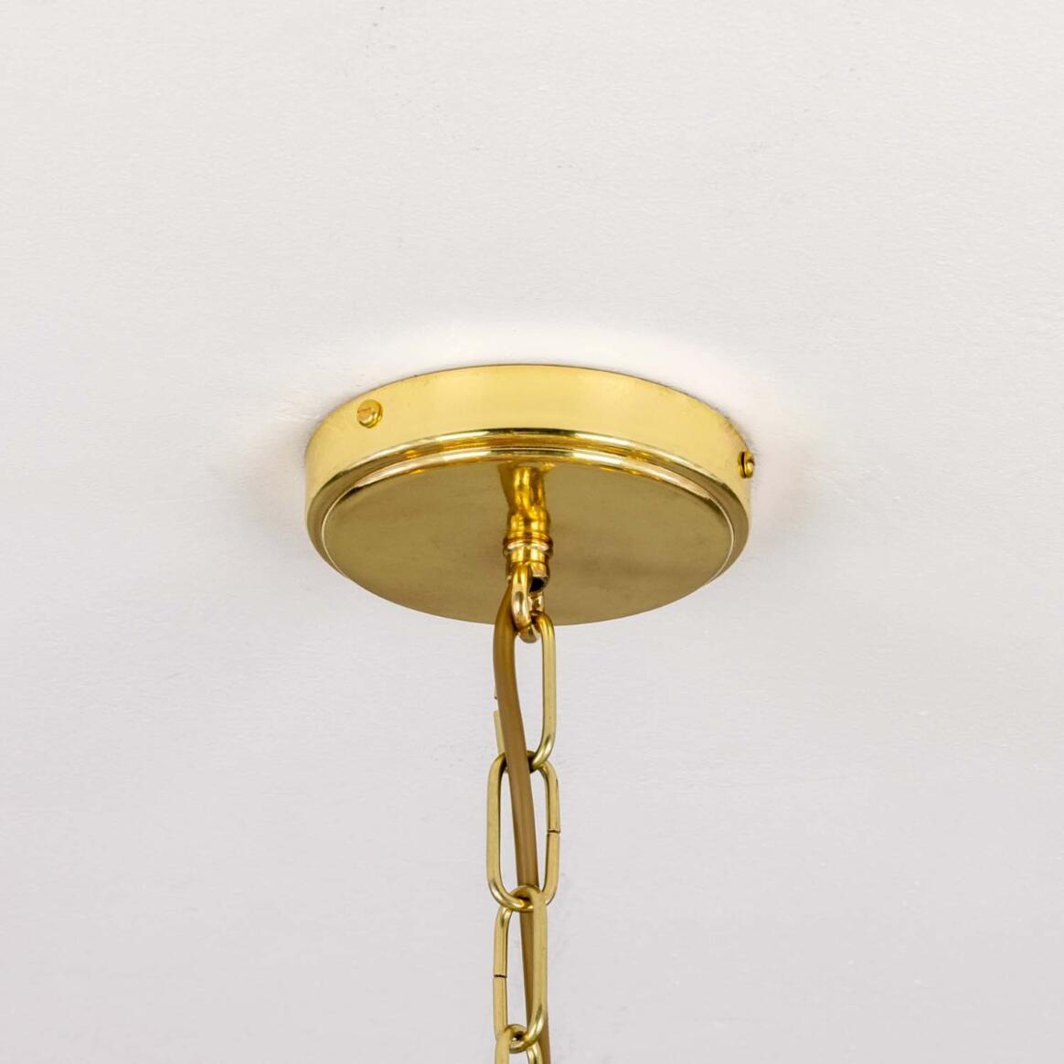 Mullan Tokyo Multi-Coloured 29-Arm Brass Sputnik Chandelier 120cm IP20 - Satin Brass Finish
