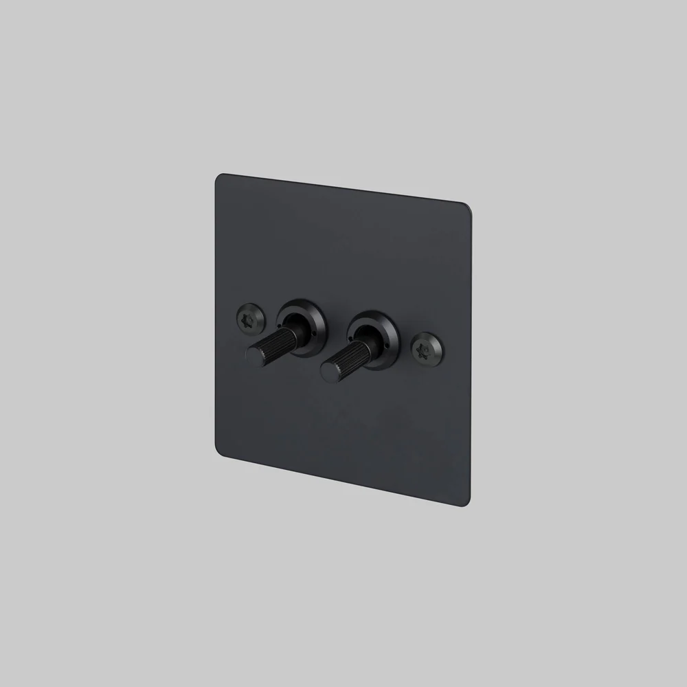 Buster & Punch - 2G Toggle 2-Way Linear - Black Finish