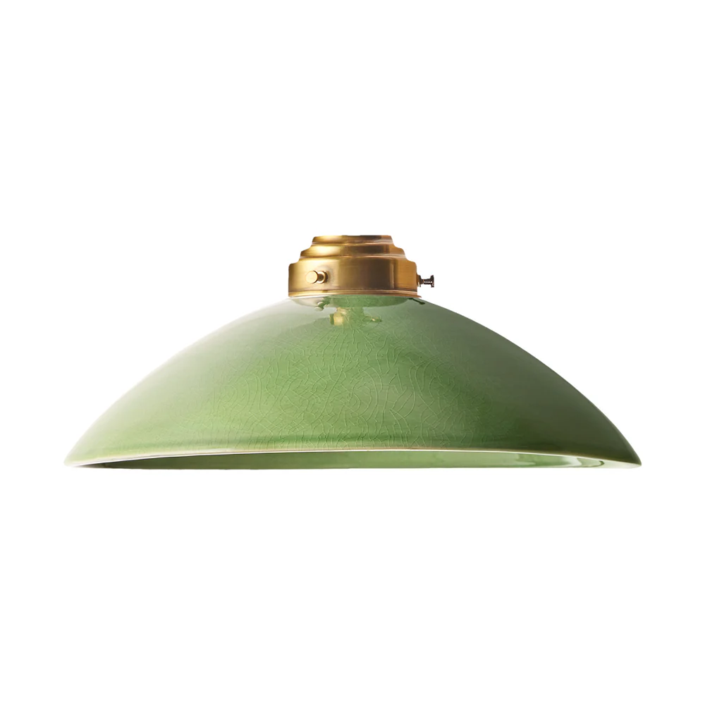 Pooky - Bill Ceramic Pendant Light Shade - Bottle Green