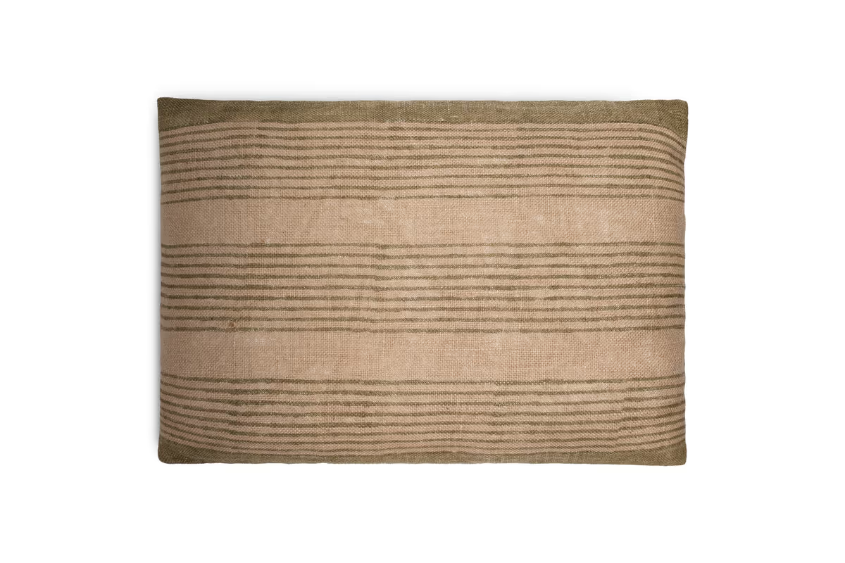 Nkuku - Eesha Jute Cushion Cover - Sage Green - 60 x 40cm