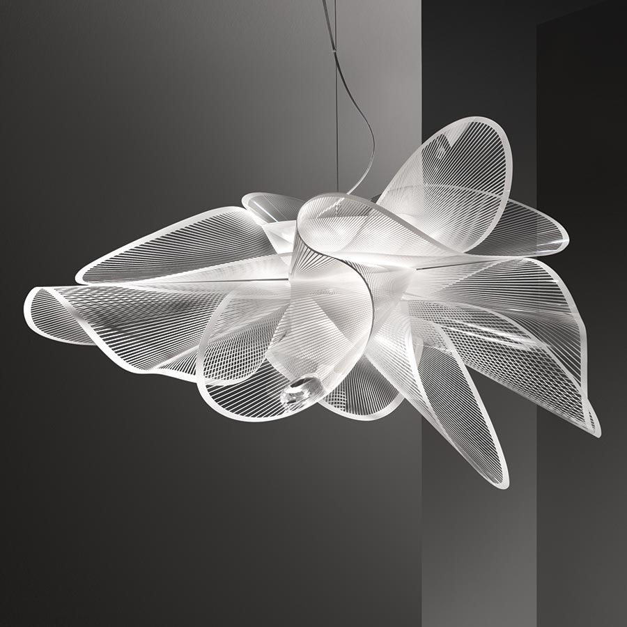 Slamp - La Belle Etoile Suspension Lamp - Large - White