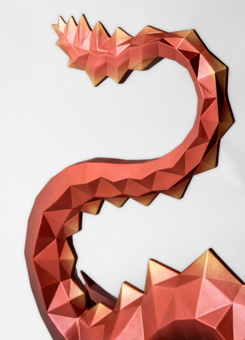Lladró - Dragon Sculpture - Limited Edition