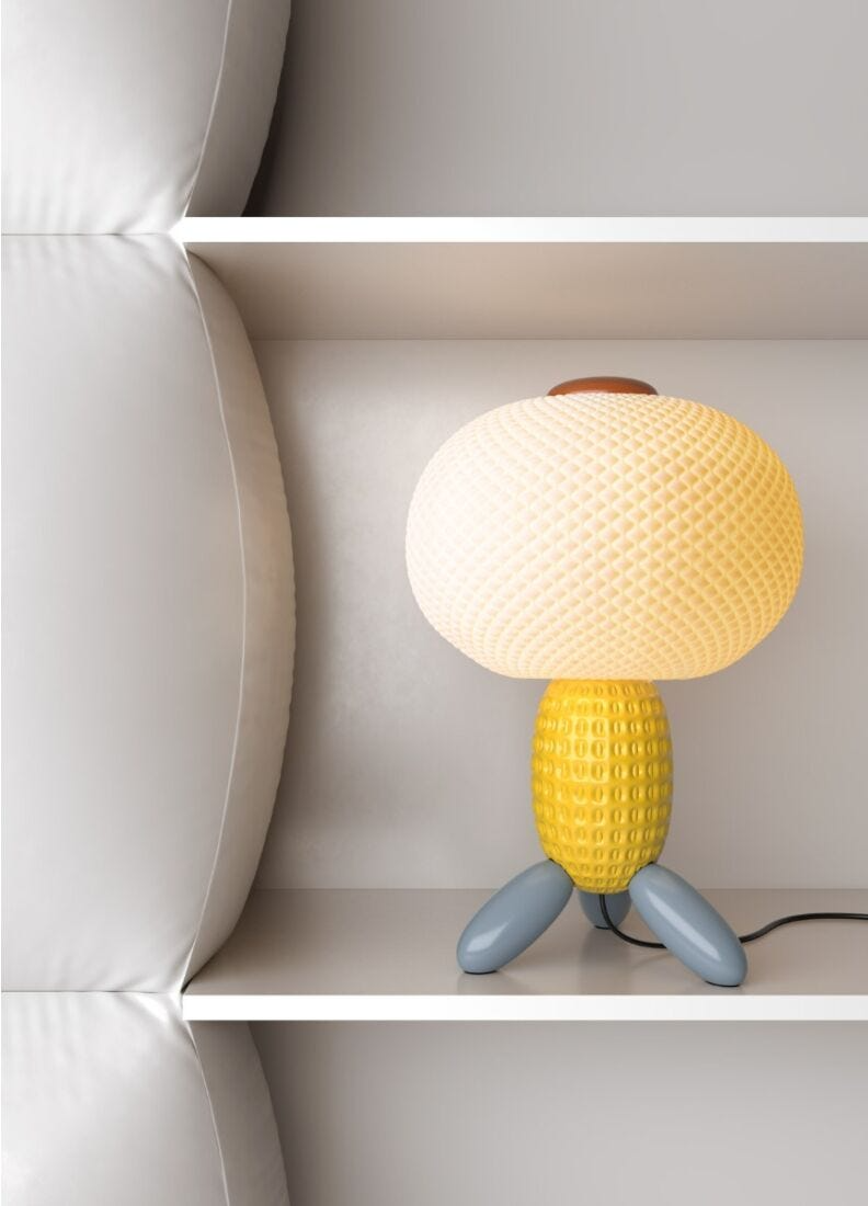 Lladró - Soft Blown Table lamp - Yellow