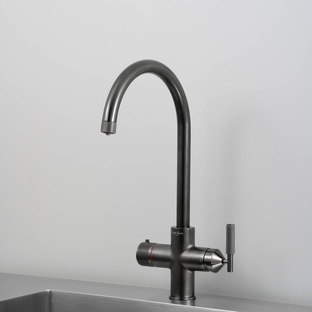 Buster & Punch - UK Kitchen Hot Tap Cross - 4 IN 1 - Gun Metal