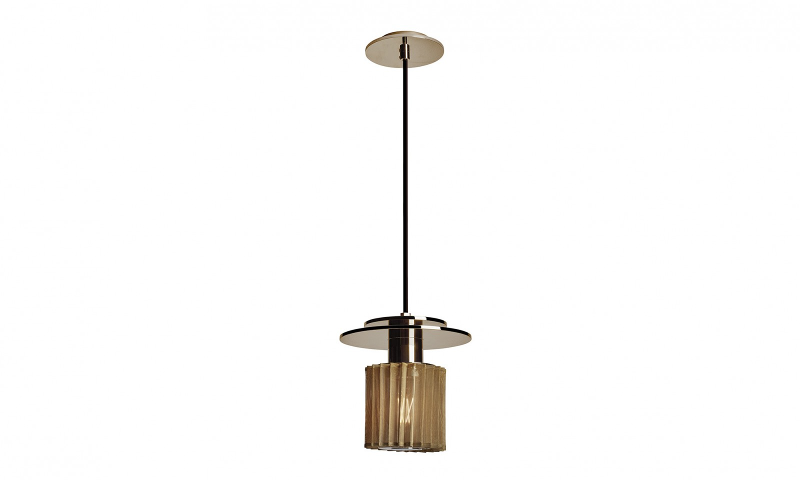 Dcw-Editions - In The Sun Pendant Lamp - Gold - Gold - 190MM