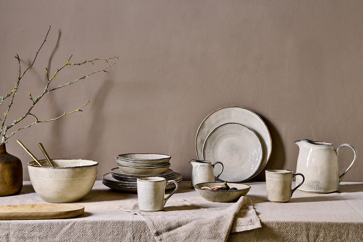 Nkuku - Malia Bowl - Cream